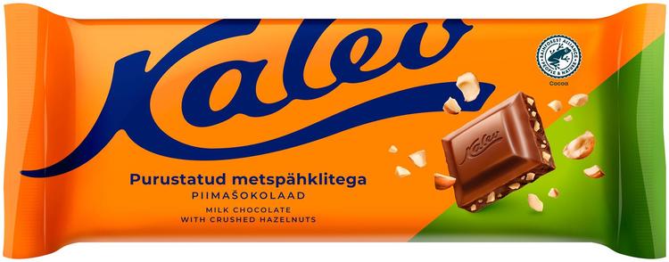 KALEV Piimašokolaad purustatud metspähklitega 190g
