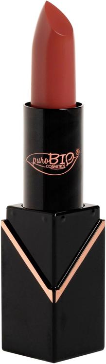 puroBIO Cosmetics huulipuna 101 nude roosa semi matta