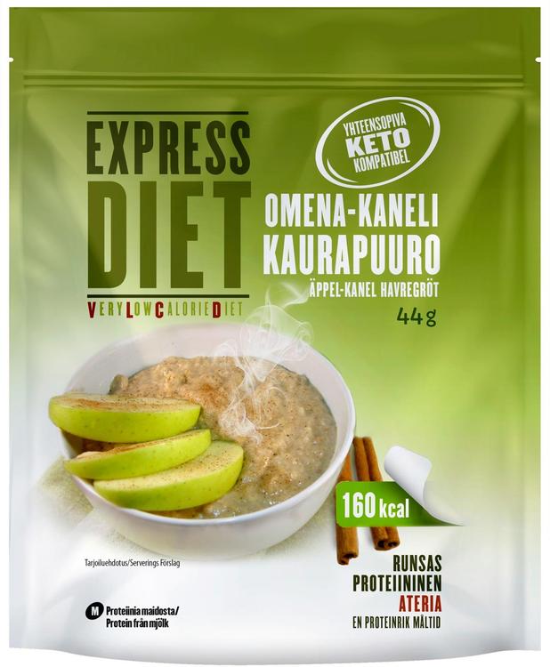 Express Diet ateria-aines omena-kanelikaurapuuro 44 g