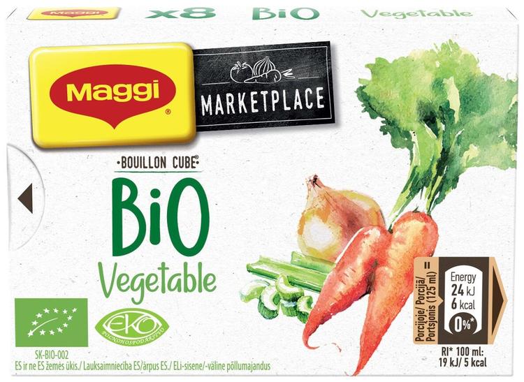 Aedviljapuljong 80 g, Bio
