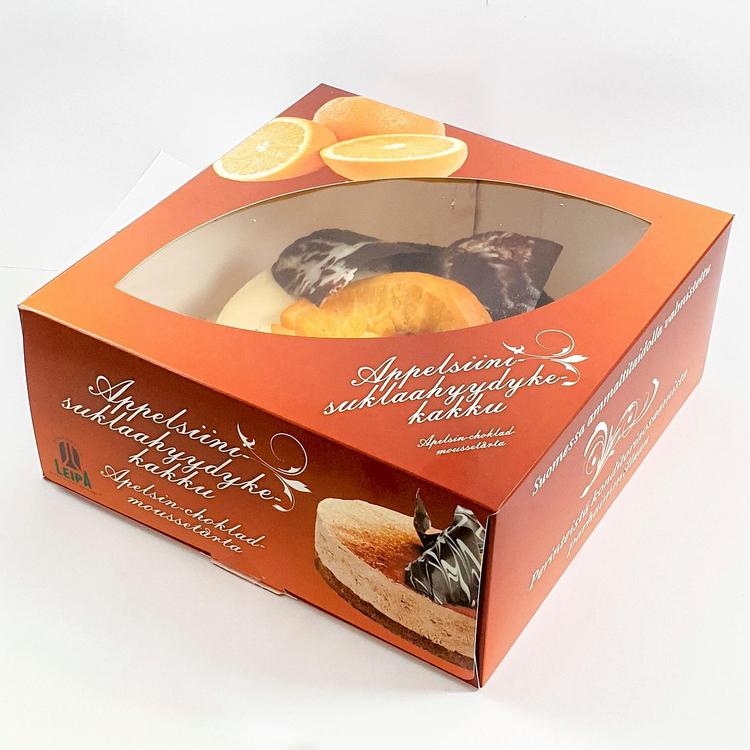 Jokioisten Appelsiini-suklaahyydykekakku 600g gton