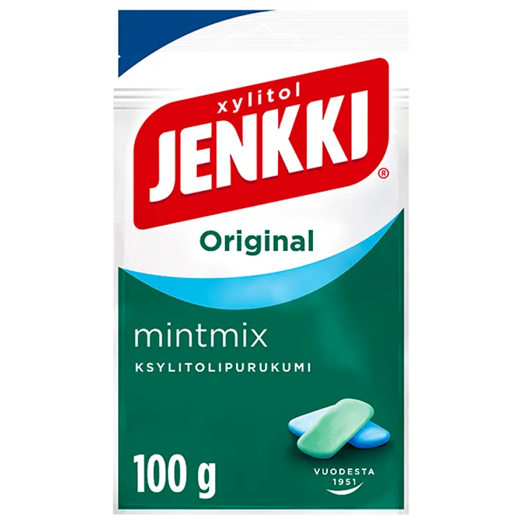 Jenkki Original Mint mix ksylitolipurukumi 100g
