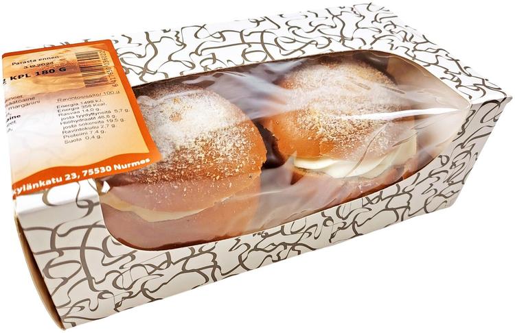Pielispakari Laskiaispulla 2 kpl/rs, 180 g