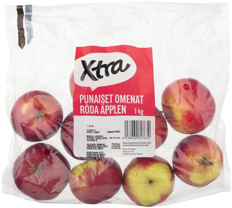 Xtra punainen omena 1 kg