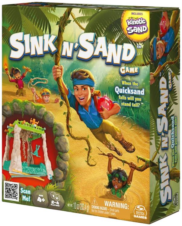 Sink N Sand 4 pelaajan Peli DK/NO/SE/FI