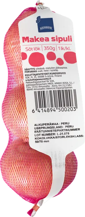 Rainbow makeasipuli 350g
