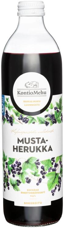 KontioMehu Mustaherukkamehutiiviste sokeroitu 0,5 l