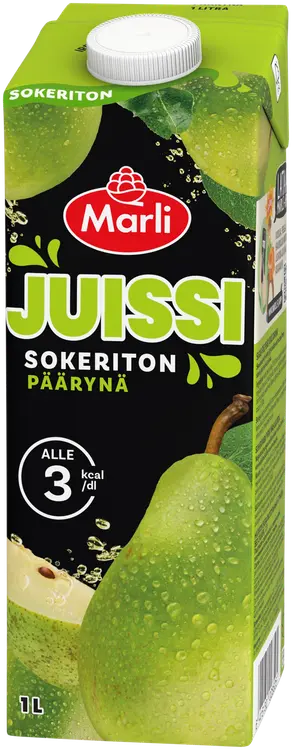 Juissi sokton sokeriton Päärynämehujuoma 1 L