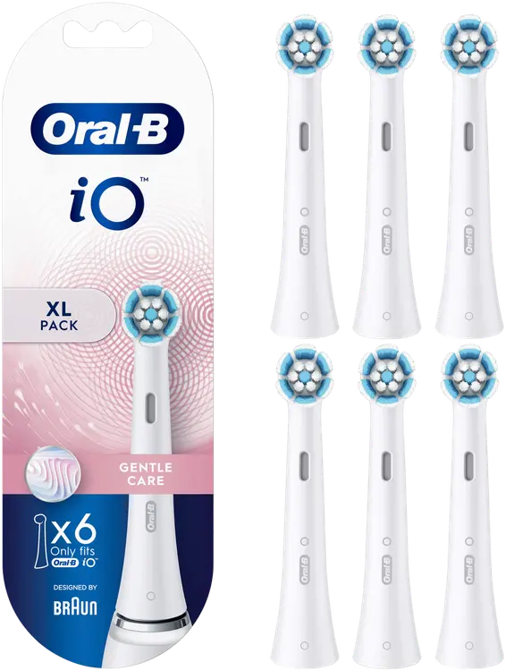 Oral-B Vaihtoharjat iO Gentle Care 6 kpl