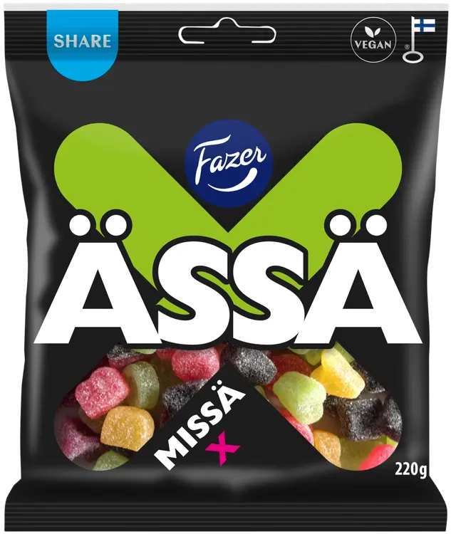 Fazer Ässä Missä X karkkipussi 220g