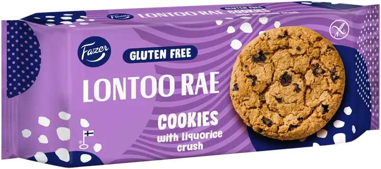 Fazer Lontoo Rae Cookies 140g Gluteeniton