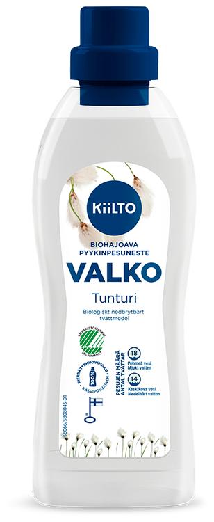 Kiilto Valko biohajoava pyykinpesuneste Tunturi 720 ml