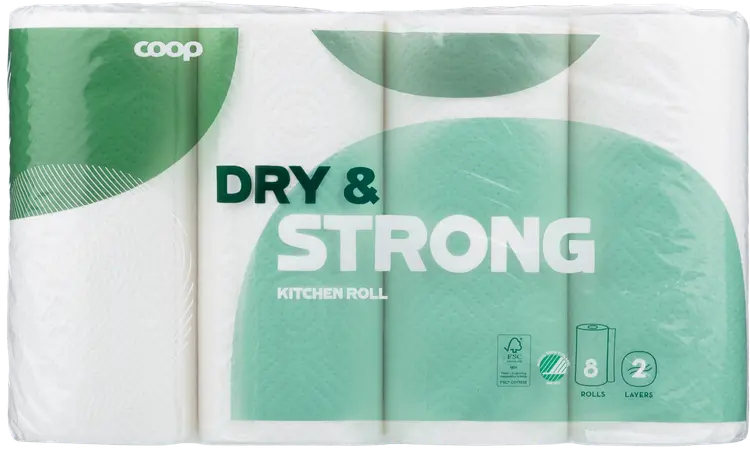 Coop talouspaperi Dry & Strong 8 rl
