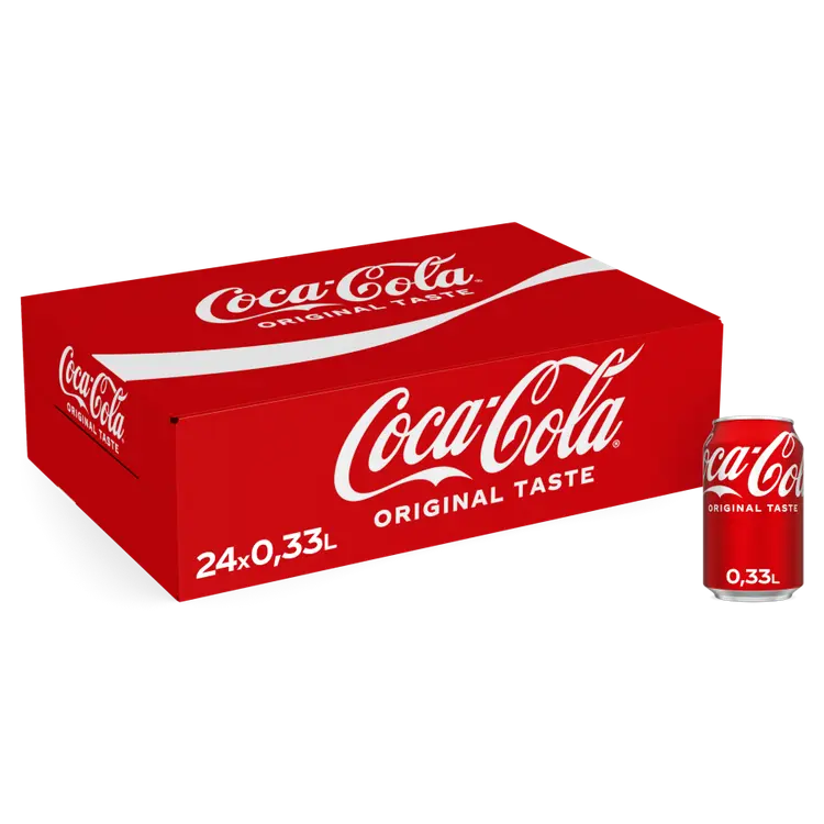 24-pack Coca-Cola Original Taste virvoitusjuoma tölkki 0,33 L