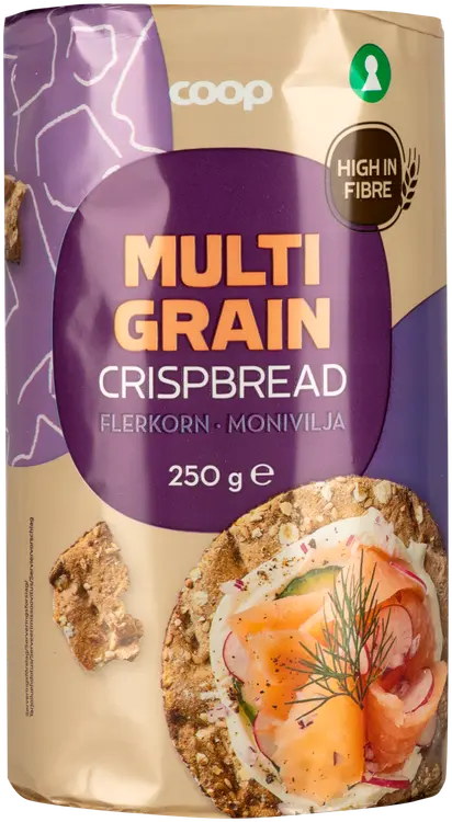 Coop täysjyväinen moniviljanäkkileipä 250 g