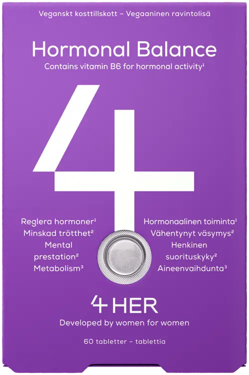 4Her Hormonal Balance ravintolisä 60 kpl