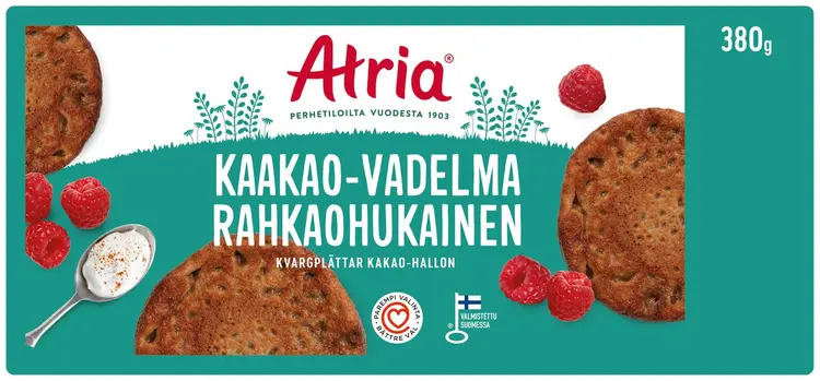 Atria Rahkaohukainen Kaakao-Vadelma 380g