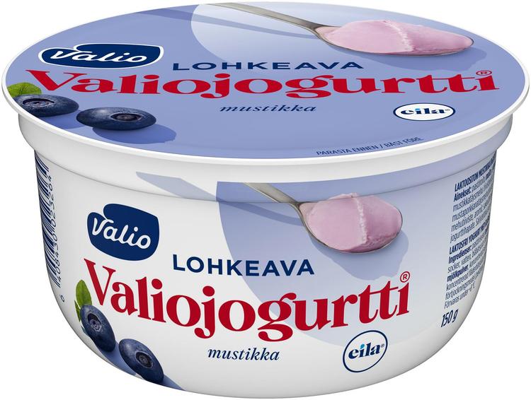 Valiojogurtti® lohkeava jogurtti 150 g mustikka laktoositon