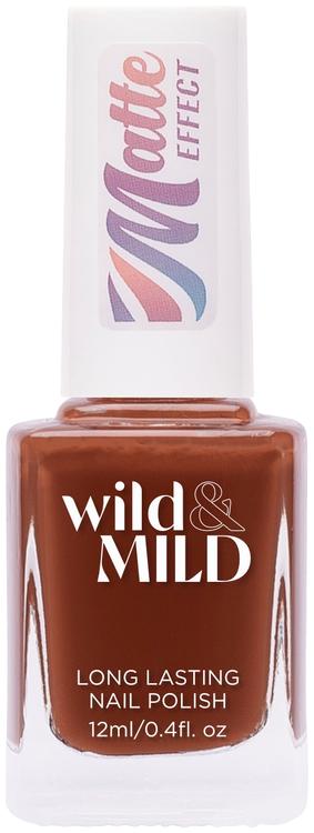 Wild&Mild Matte Effect nail polish MT64 Choco-holic 12 ml