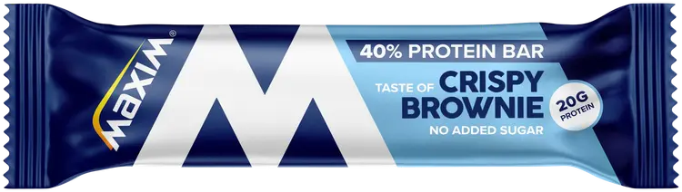 Maxim 40% Protein Bar Crispy Brownie proteiinipatukka 50g