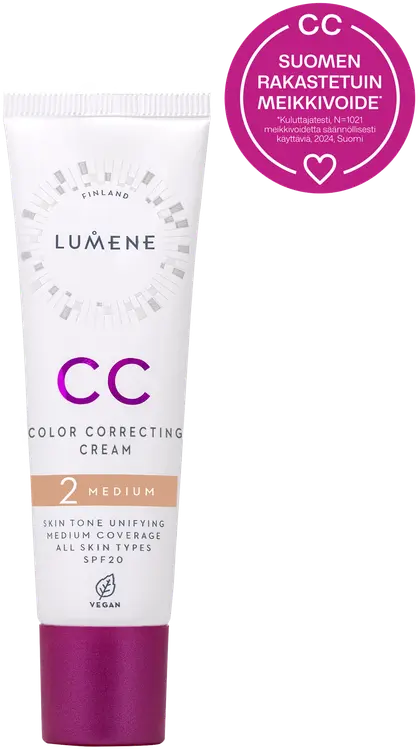 Lumene CC Color Correcting Meikkivoide SK20 2 Medium 30 ml