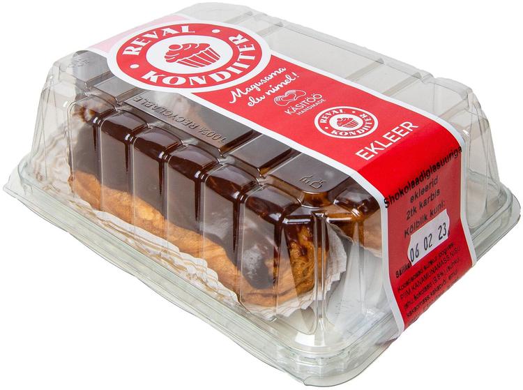 Ekleer šokolaadiglasuuriga, 150 g
