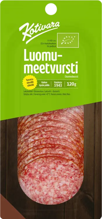 Kotivara Luomumeetvursti 120 g