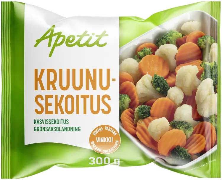 Apetit Kruunusekoitus vihannessekoitus pakaste 300g