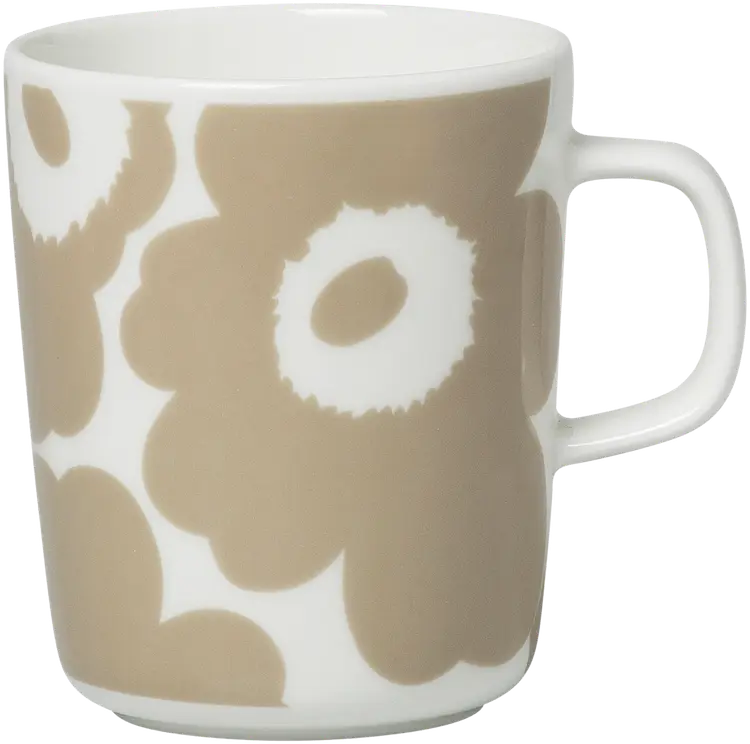 Marimekko Unikko muki 2,5 dl valkoinen/beige