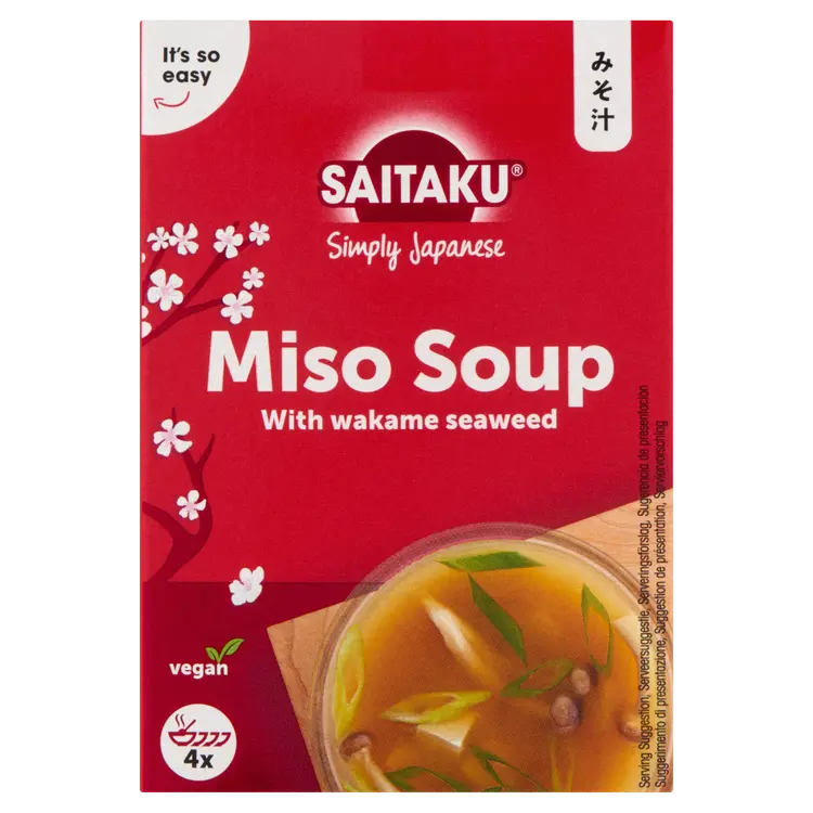 Saitaku misokeitto wakame merilevällä 4 annosta 88g