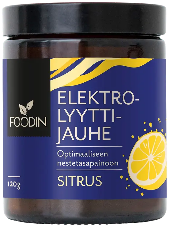 Foodin Elektrolyyttijauhe Sitrus 120g