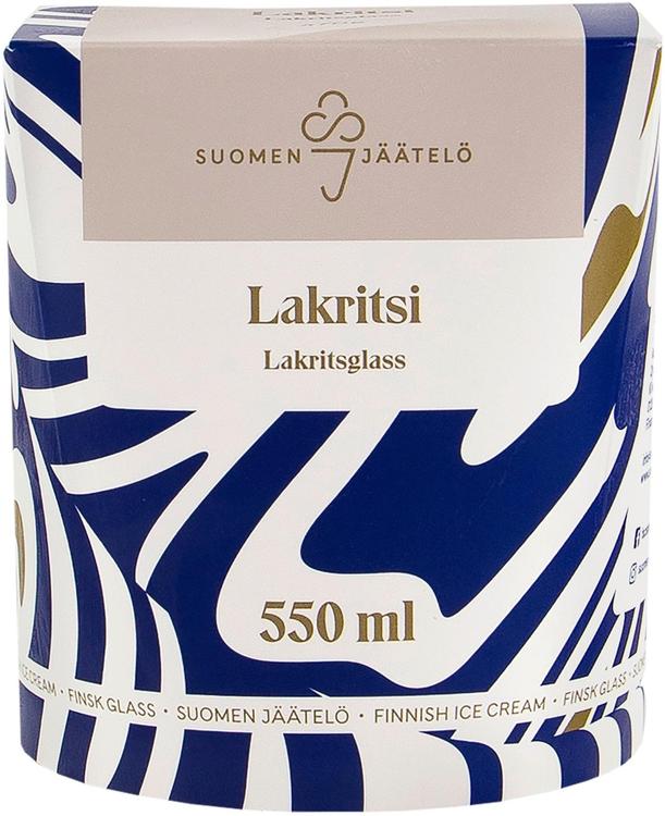 Suomen Jäätelö Lakritsijäätelö 550ml