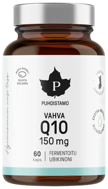 Puhdistamo Vahva Q10 Ubikinoni 150 mg 60 kaps