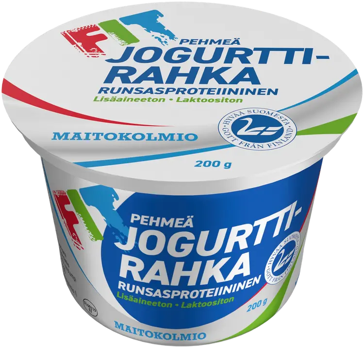 Maitokolmio FIT laktoositon pehmeä jogurttirahka 200g