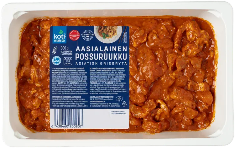 Kotimaista aasialainen possuruukku uunivalmis 600g