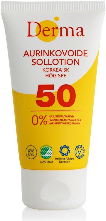 Derma aurinkovoide sk50 sensitive
