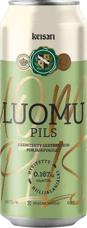 Keisari Luomu Pils olut 4,5% 0,5l tölkki