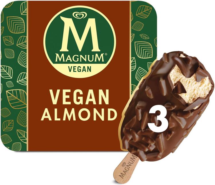 Magnum Vegan Almond Jäätelö Monipakkaus 270ml/216g