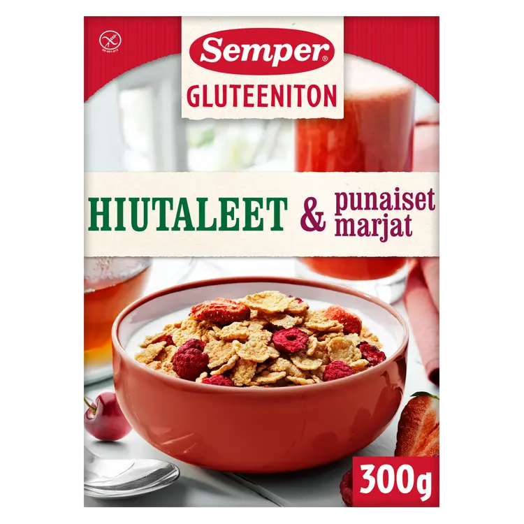 Semper Gluteeniton Hiutaleet & Punaiset marjat muro 300g