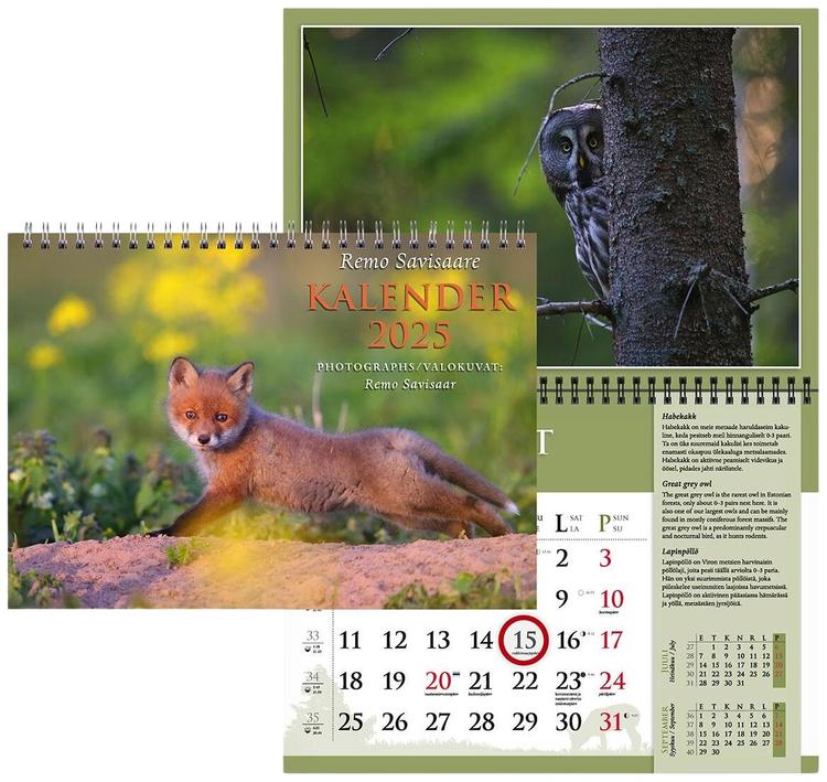 Remo savisaare autorikalender ( linnud,