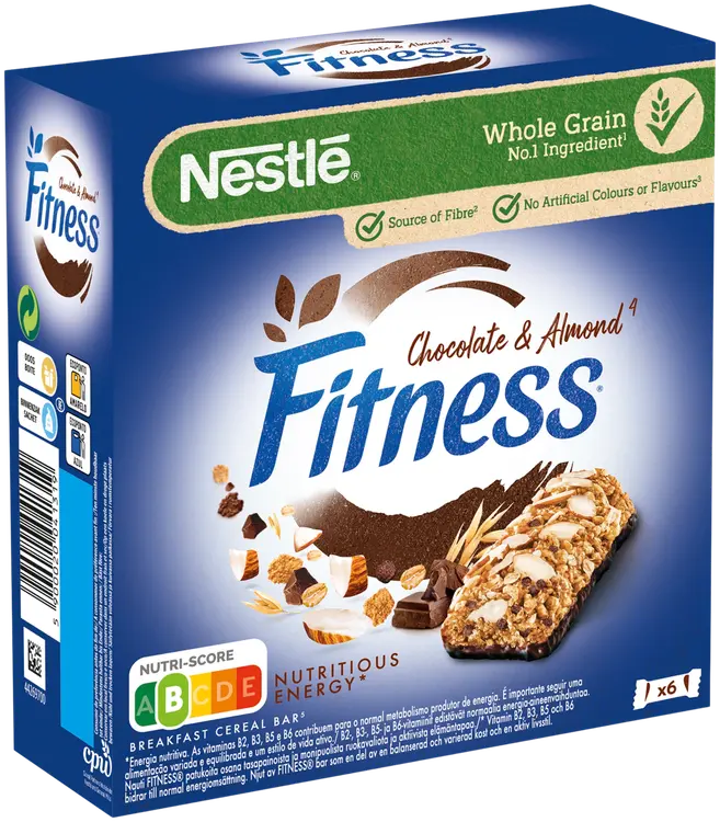 Nestlé Fitness 6x23.5g Dark Chocolate and Almond viljapatukka