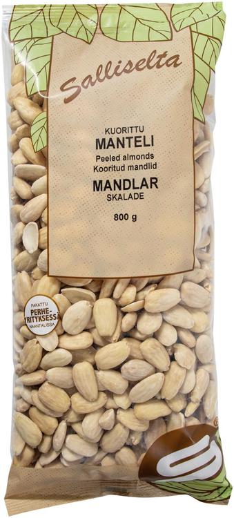 Salliselta Manteli kuorittu 800g