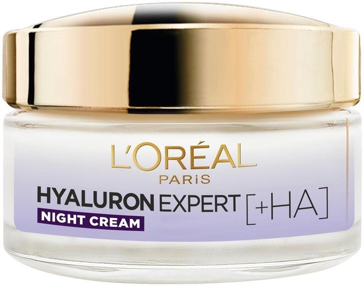 L'Oréal Paris Hyaluron Expert Moisturising Nattkrem til tørr hud 50 ml