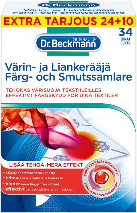 Dr. Beckmann 24+10 kpl Värin- ja liankerääjä