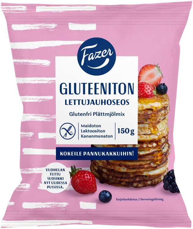 Fazer Gluteeniton Lettujauhoseos 150 g