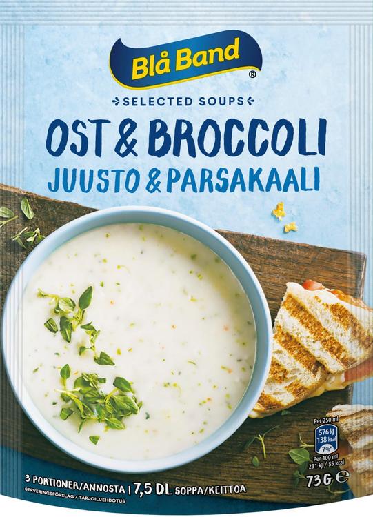 Blå Band Selected keitto Juusto & parsakaali 73g