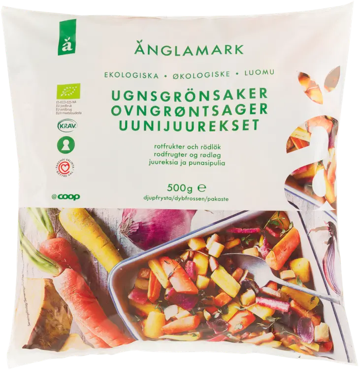Änglamark uunijuurekset luomu pakaste 500 g