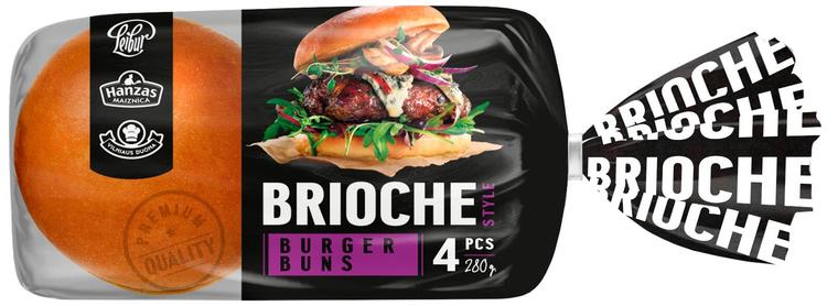 LEIBURI BRIOCHE BURGERIKUKKEL 280 G