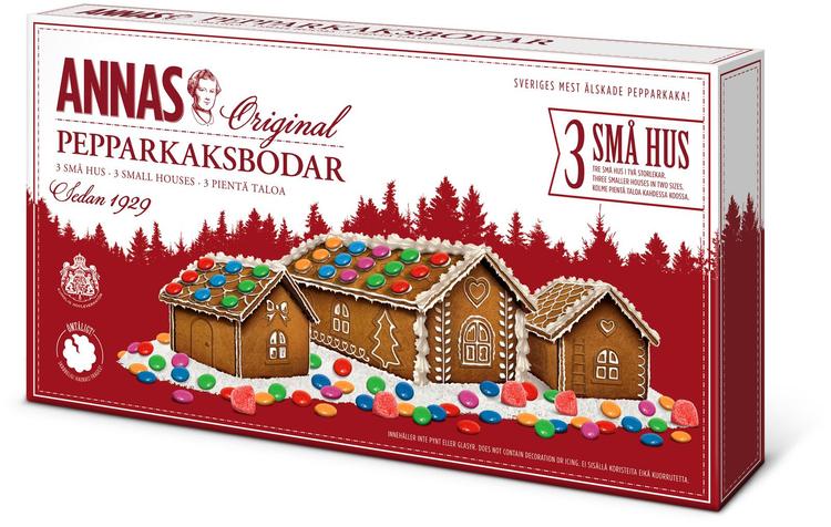 Annas Kolme Pientä Piparkakkutaloa 250g