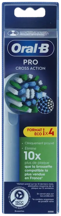 Oral-B Pro Cross Action 4kpl vaihtoharja